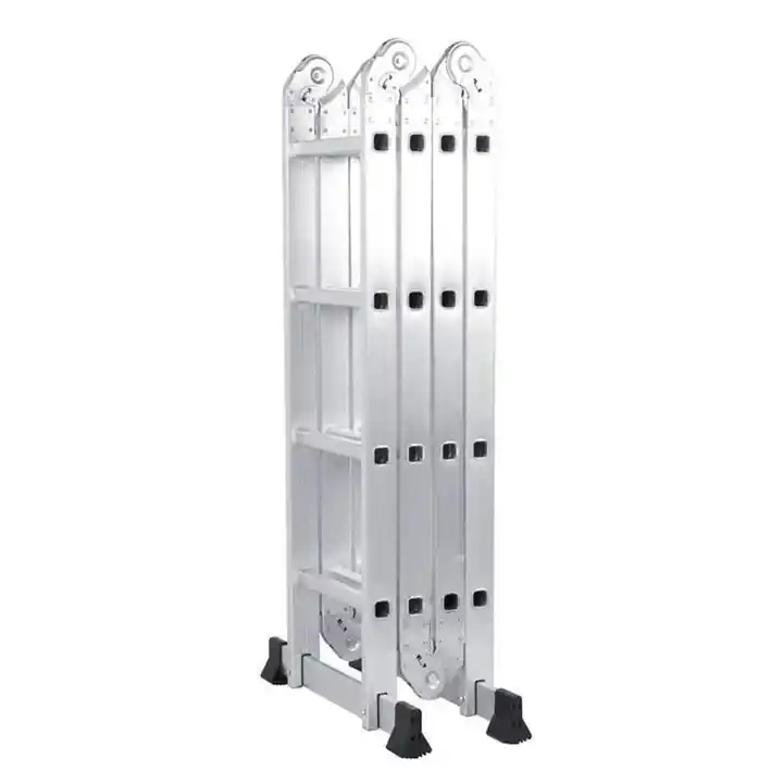Multi-Purpose Aluminum Ladder with Platform Heavy Duty Big Hinge