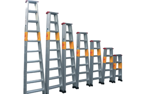 What are the main materials used in making ladders?