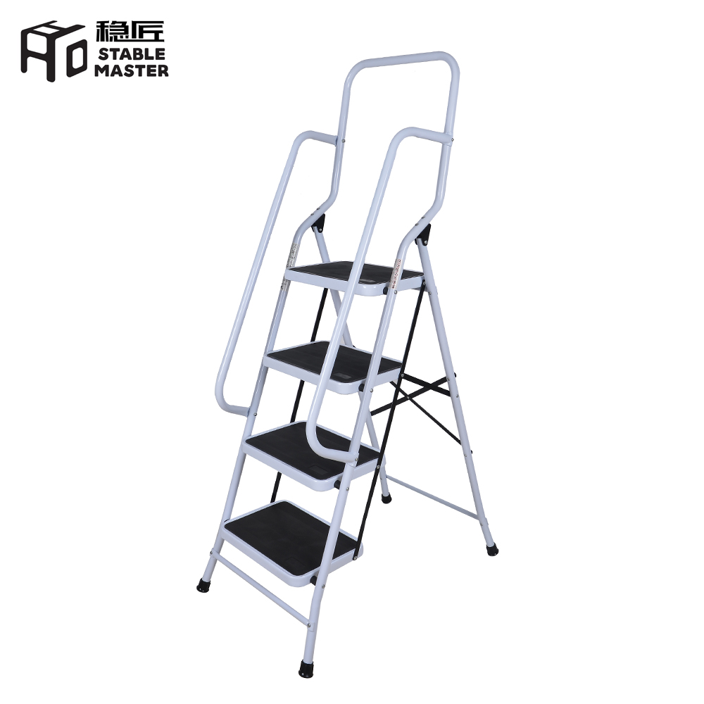 Customized Safety Four Storied Ladder With Handrail Stable Master - SM-TT6044B